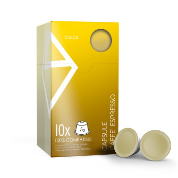 10 Capsule nespresso-compatibili “Oro”