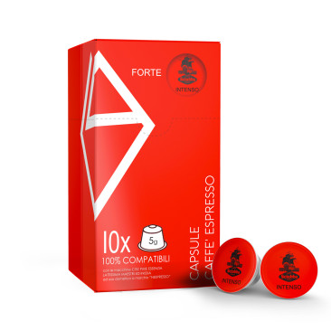 10 Capsule nespresso-compatibili “Intenso”